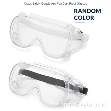 Goggles de protection anti-poussière anti-brouillard